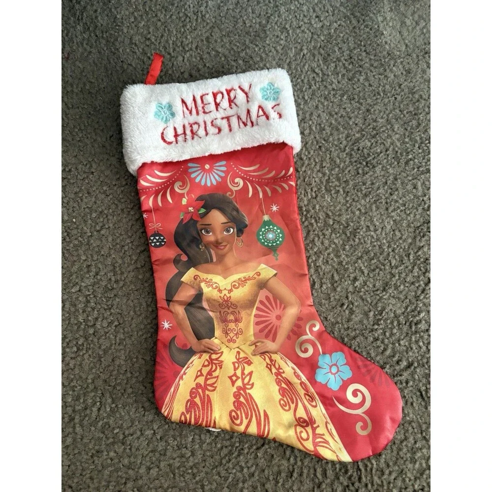 Disney Elena Of Avalor Merry Christmas 21” Stocking